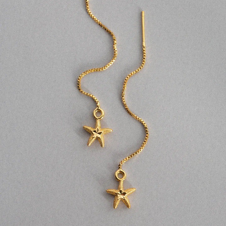 Signe - Starfish Chain Earrings  | Timi of Sweden