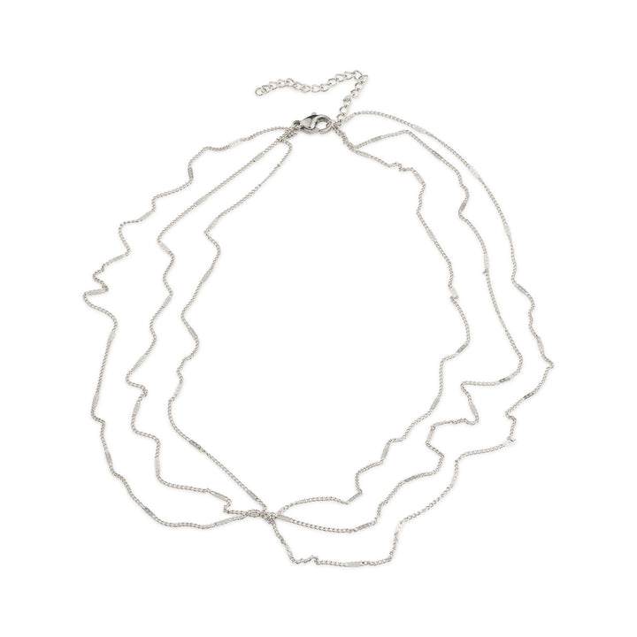 Mika - Collier Multi Chaînes en Acier Inoxydable