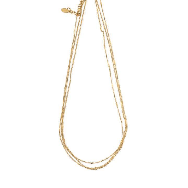 Mika - Collier Multi Chaînes en Acier Inoxydable