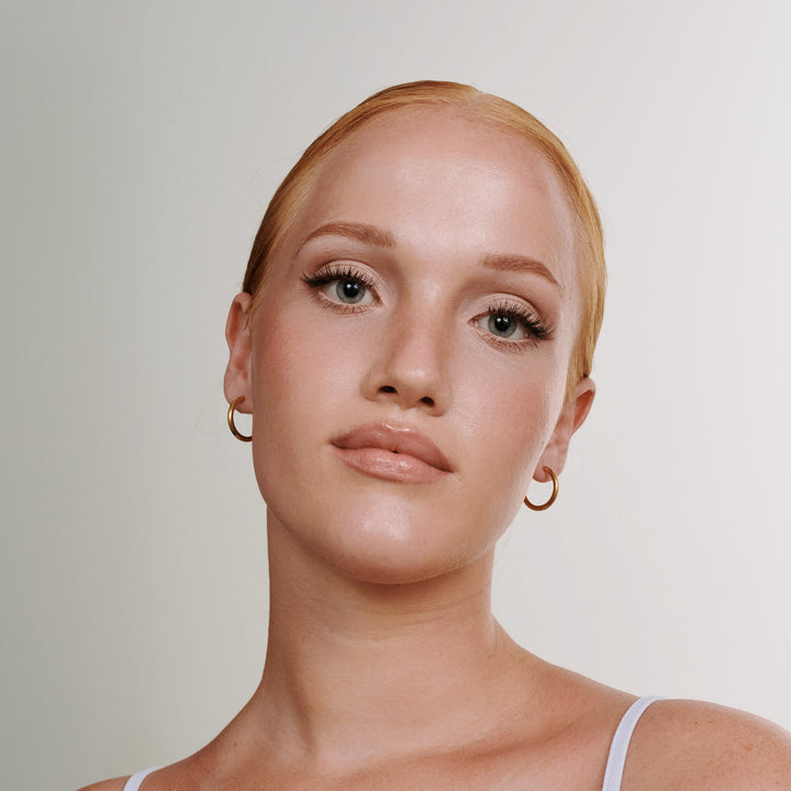 Hollie - Boucles d'oreilles créoles 21mm Acier inoxydable