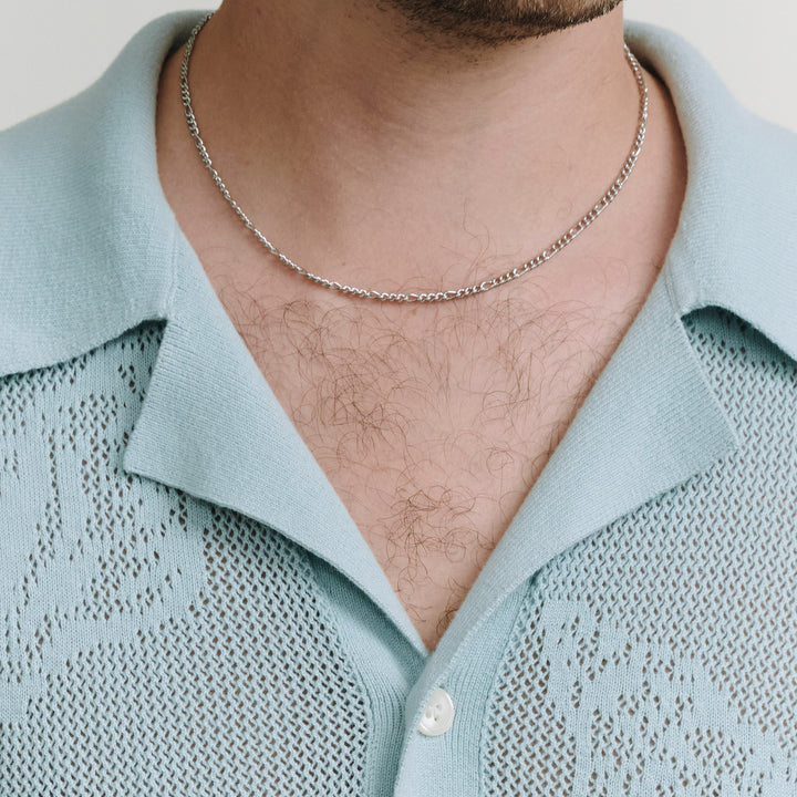 Hugo - Collier chaîne en acier inoxydable