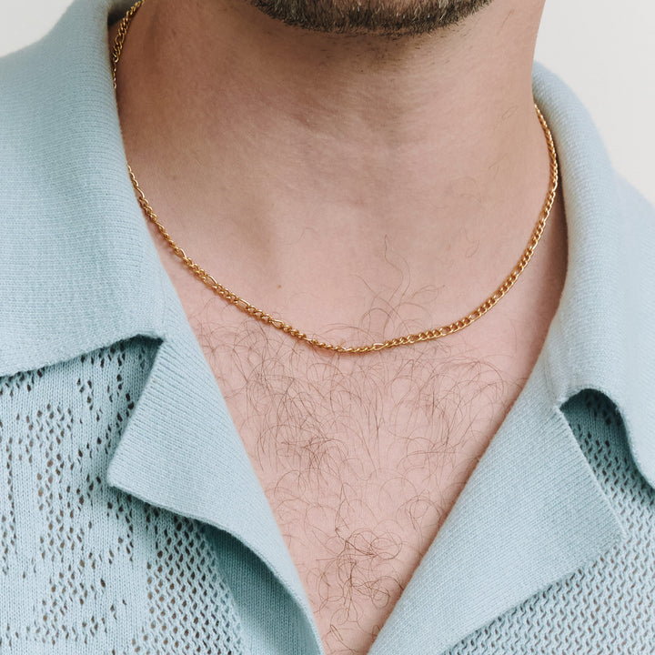 Hugo - Collier chaîne en acier inoxydable