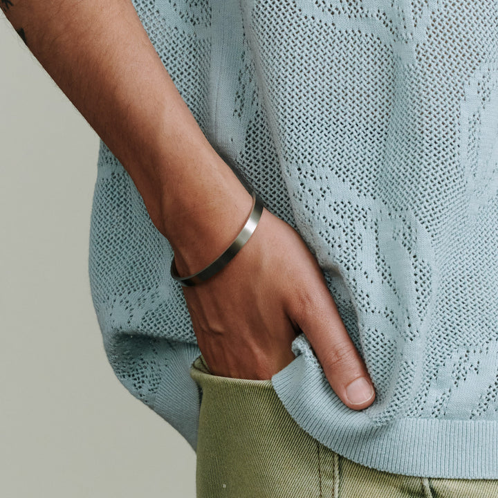 Tristan - Sleek Bangle Bracelet Stainless Steel