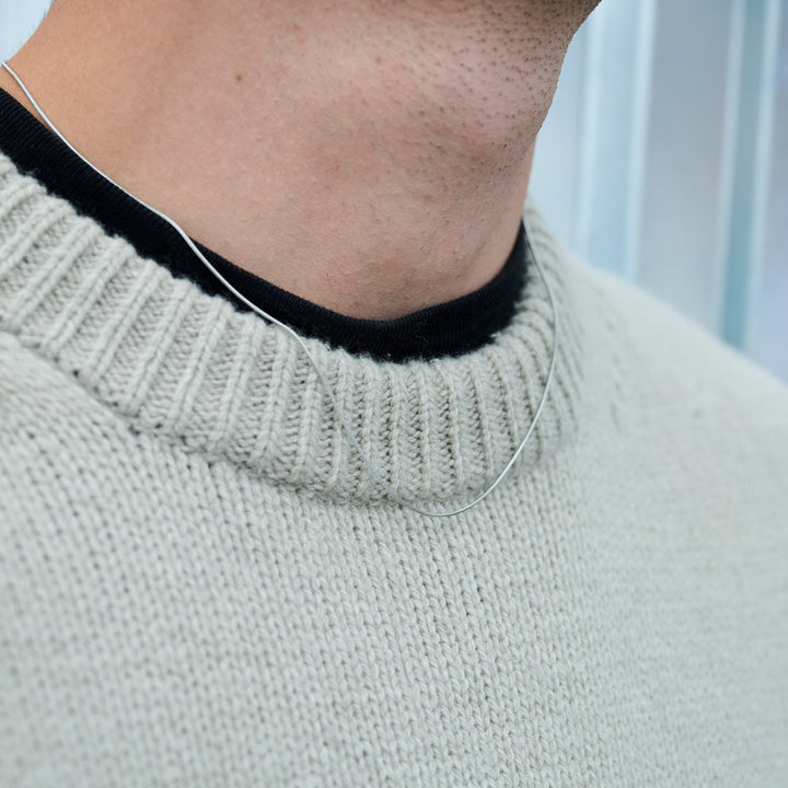 Fox - Collier chaîne en acier inoxydable