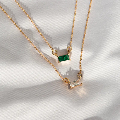 Collier et Boucles d'Oreilles Leah Crystal Set