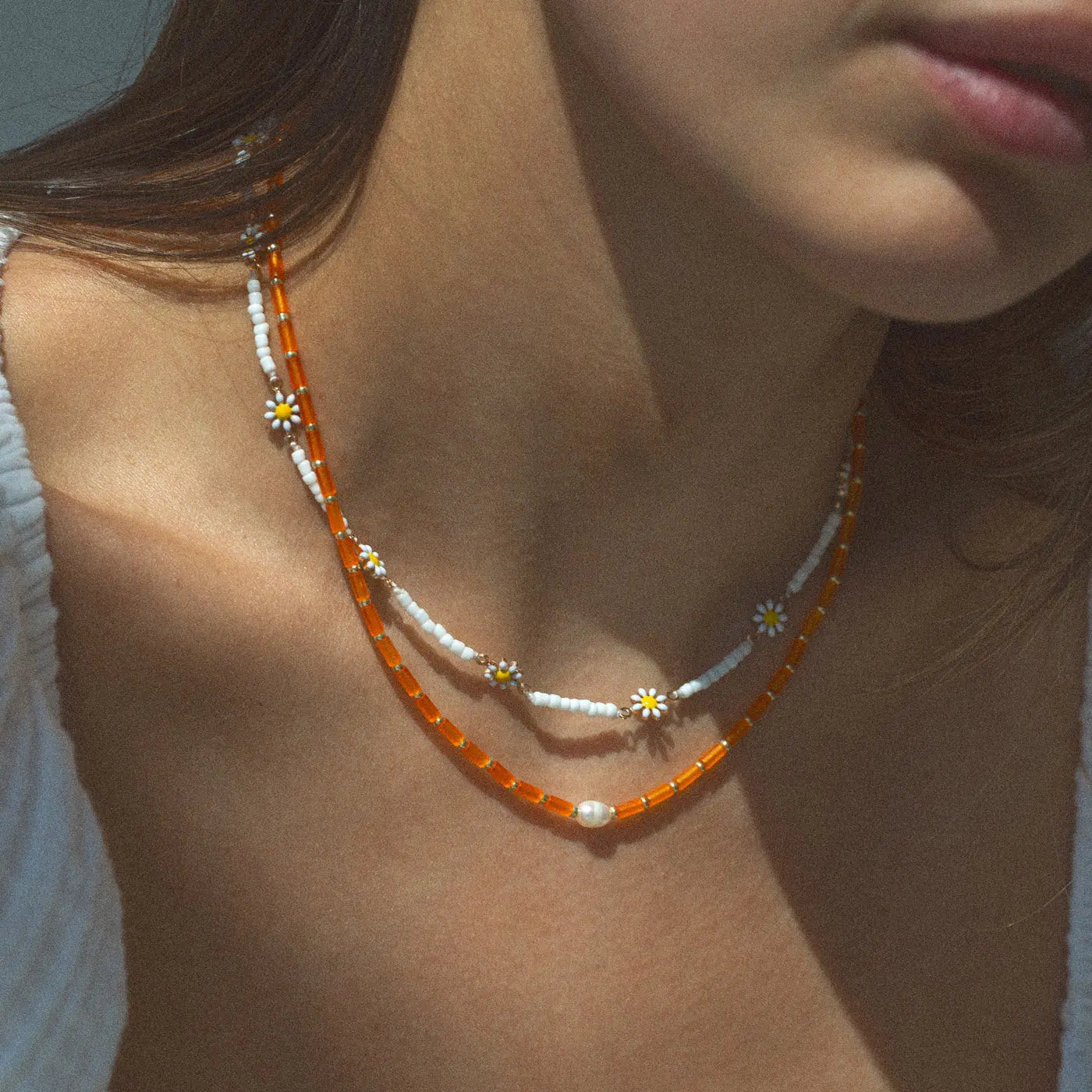 Adeline - Collier Perle & Perle