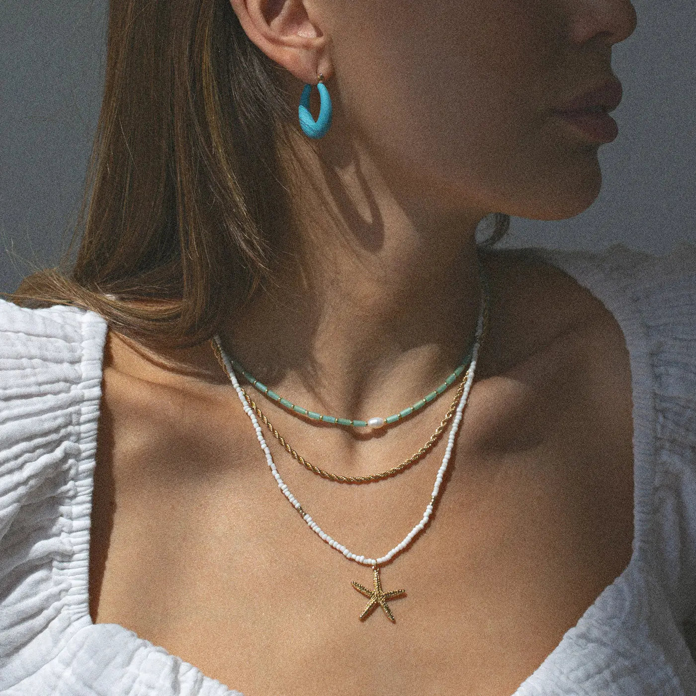 Adeline - Collier Perle & Perle