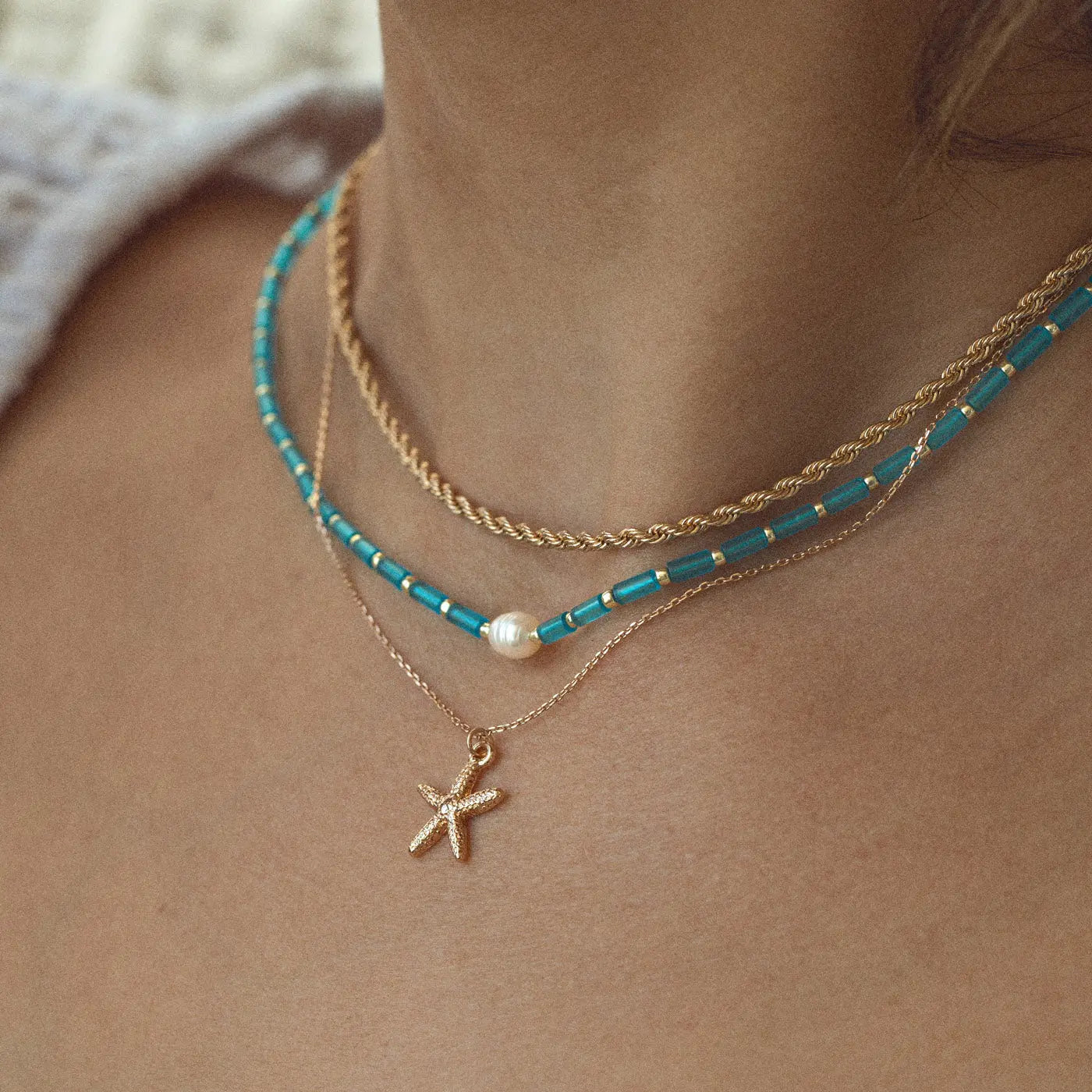 Adeline - Collier Perle & Perle