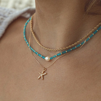 Adeline - Collier Perle & Perle