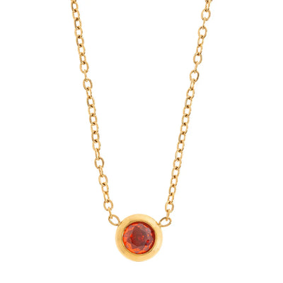 Collier en cristal de chakra en acier inoxydable