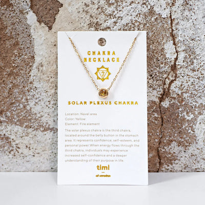Collier en cristal de chakra en acier inoxydable