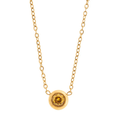 Collier en cristal de chakra en acier inoxydable