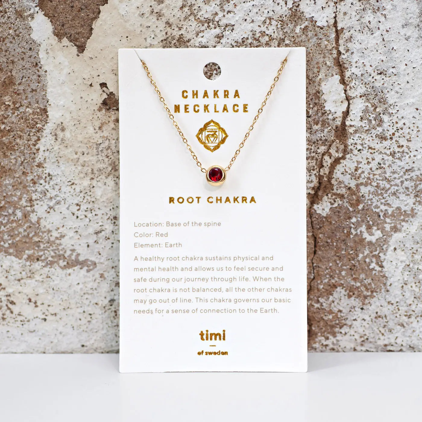 Collier en cristal de chakra en acier inoxydable