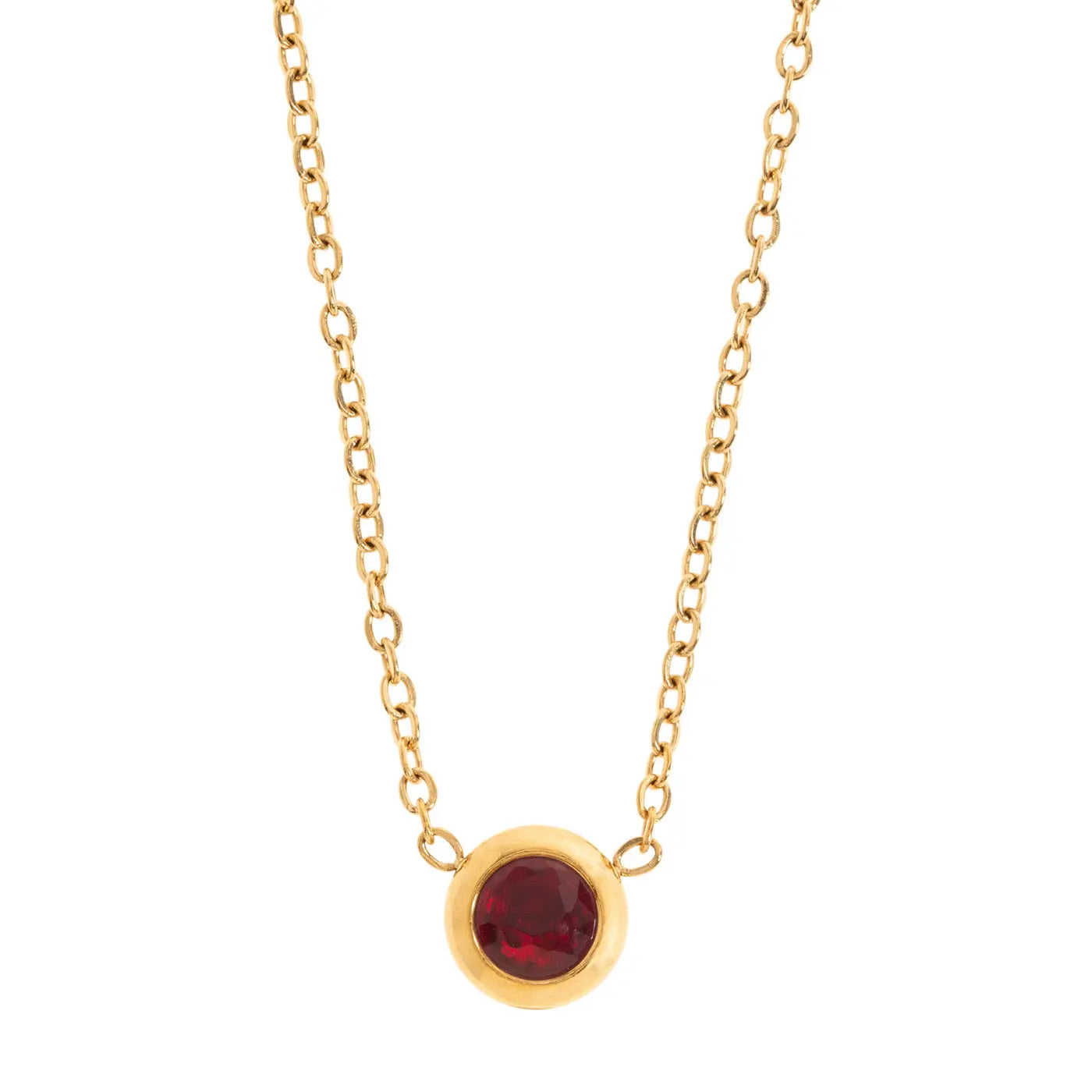 Collier en cristal de chakra en acier inoxydable