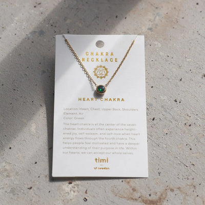 Collier en cristal de chakra en acier inoxydable