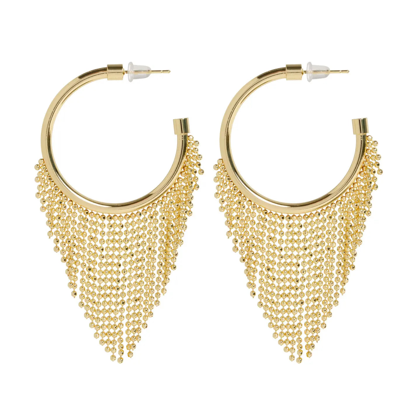 Simona - Boucles d'oreilles créoles multi-chaînes