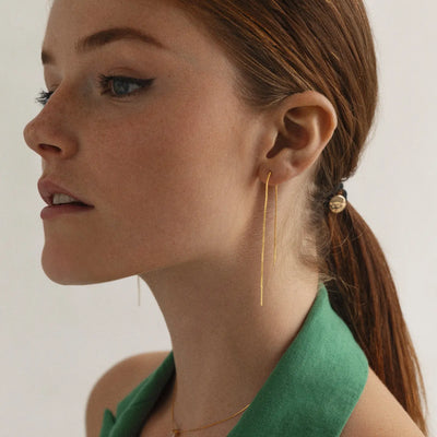 Théa - Boucles d'oreilles chaîne