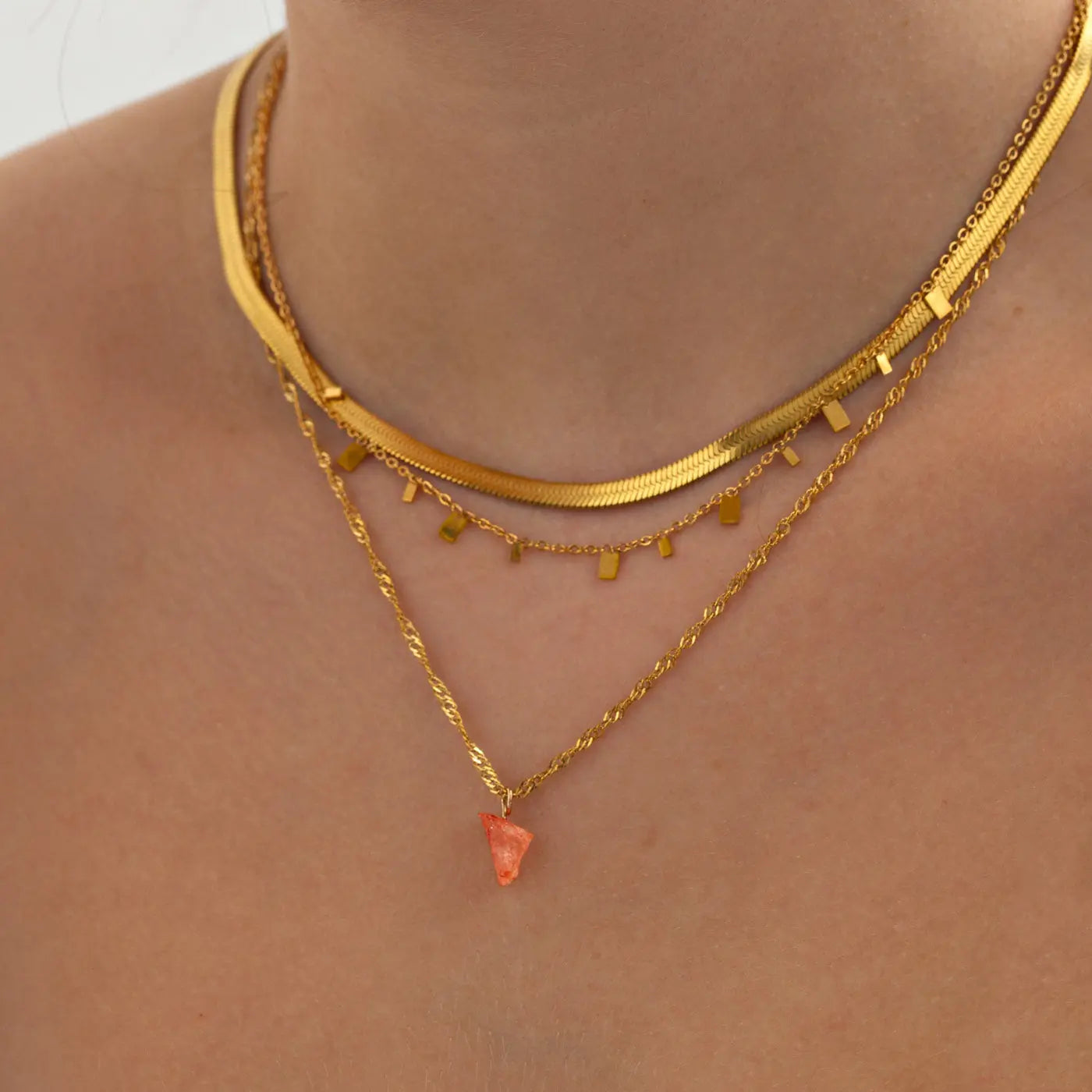 Isolde - Collier Cornaline
