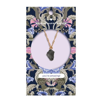 Isolde - Black Agate Necklace