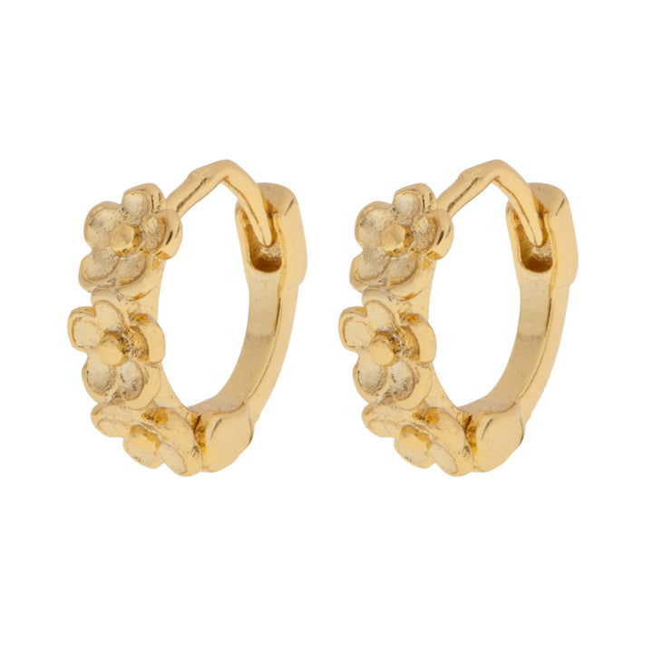 Lupin - Boucles d'oreilles Huggie Fleur