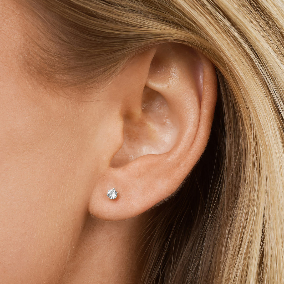 Anais- Crystal Stud Earrings Stainless Steel