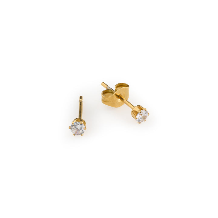 Anais- Crystal Stud Earrings Stainless Steel
