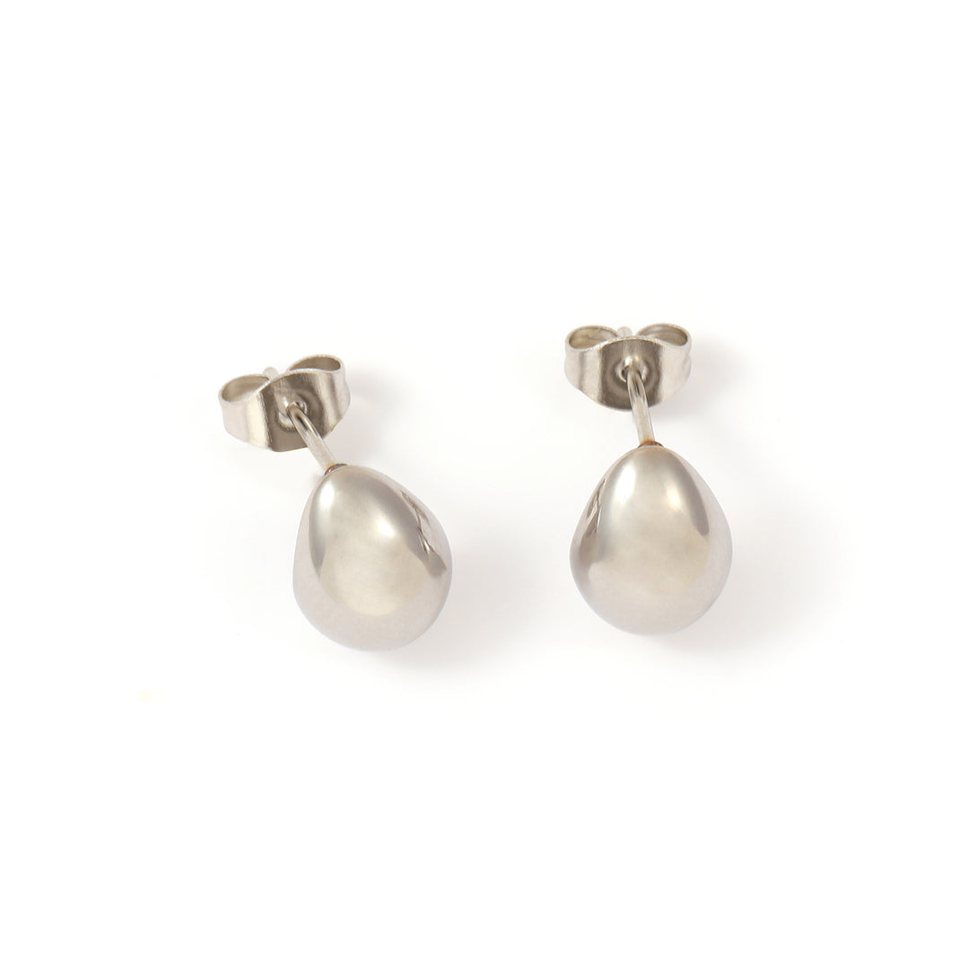 Mai - Boucles d'oreilles pendantes classiques en acier inoxydable