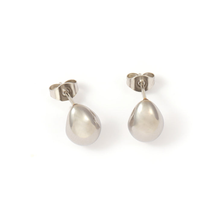 Mai - Boucles d'oreilles pendantes classiques en acier inoxydable