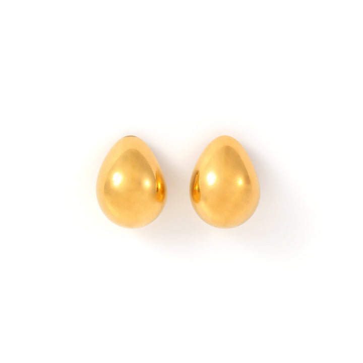 Mai - Boucles d'oreilles pendantes classiques en acier inoxydable