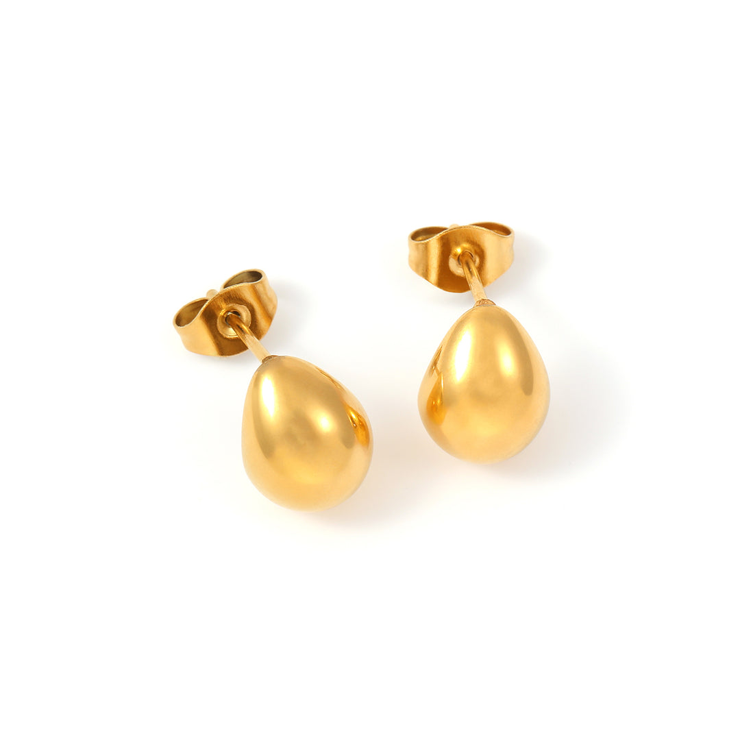 Mai - Boucles d'oreilles pendantes classiques en acier inoxydable