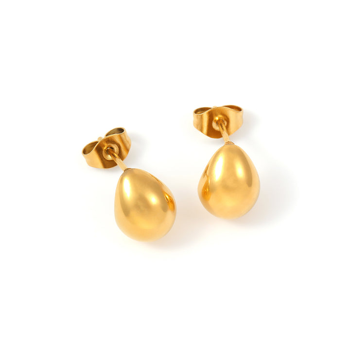 Mai - Boucles d'oreilles pendantes classiques en acier inoxydable