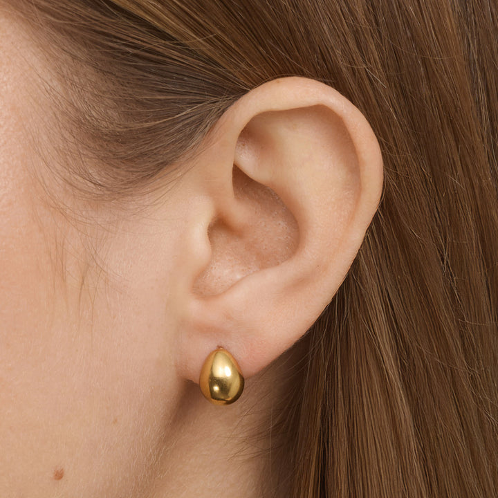 Mai - Boucles d'oreilles pendantes classiques en acier inoxydable