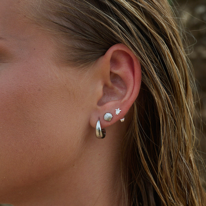 Ane - Seashell Stud Earrings Stainless Steel