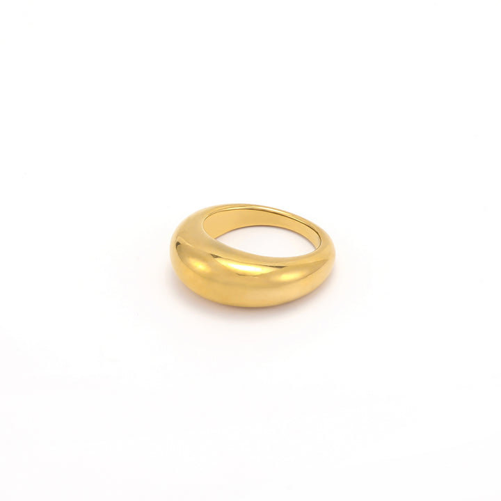 Andie - Dome Chunky Bague en Acier Inoxydable