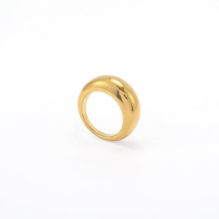 Andie - Dome Chunky Bague en Acier Inoxydable