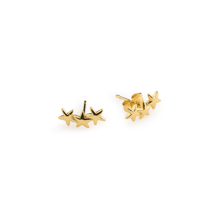 Skylar - Boucles d'oreilles mini Star Climber en acier inoxydable