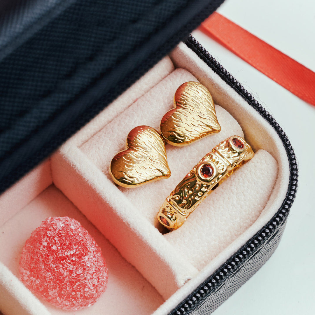 Camille - Chunky Red Crystal Ring