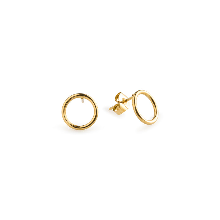 Therese - Circle Stud Earrings Stainless Steel