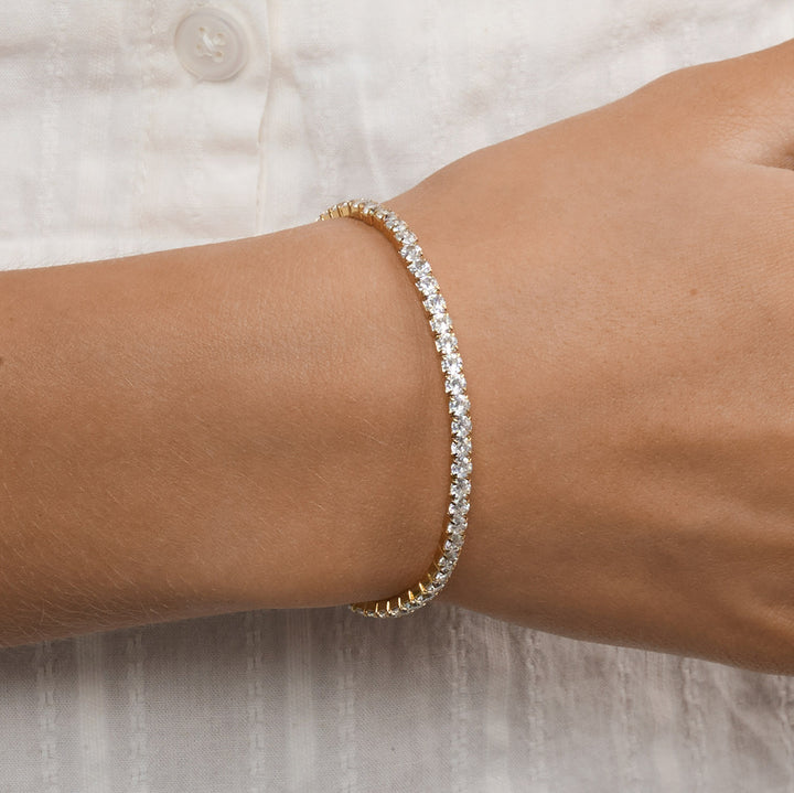 Sunny - Tennis Bracelet Crystal Stainless Steel