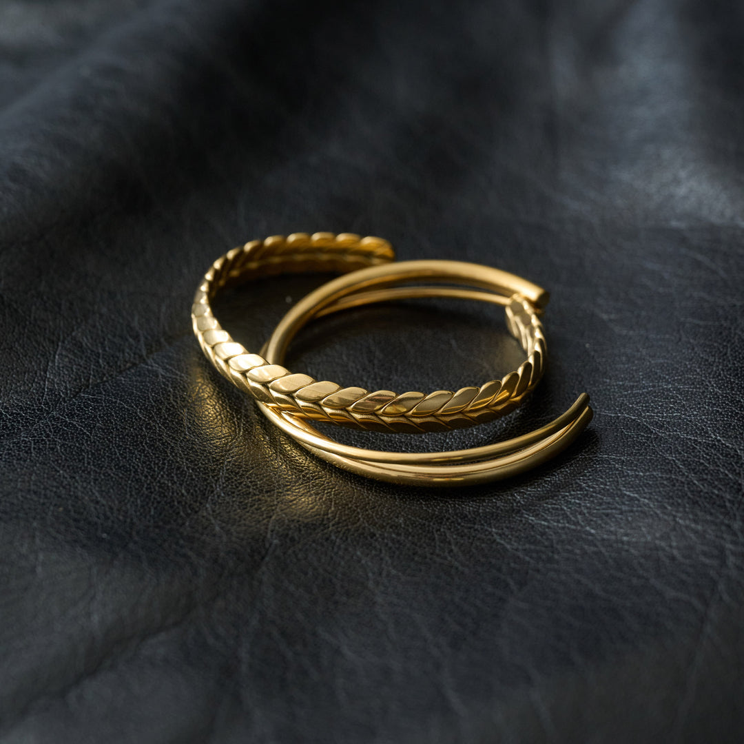 Silje - Braid Bangle Bracelet Stainless Steel