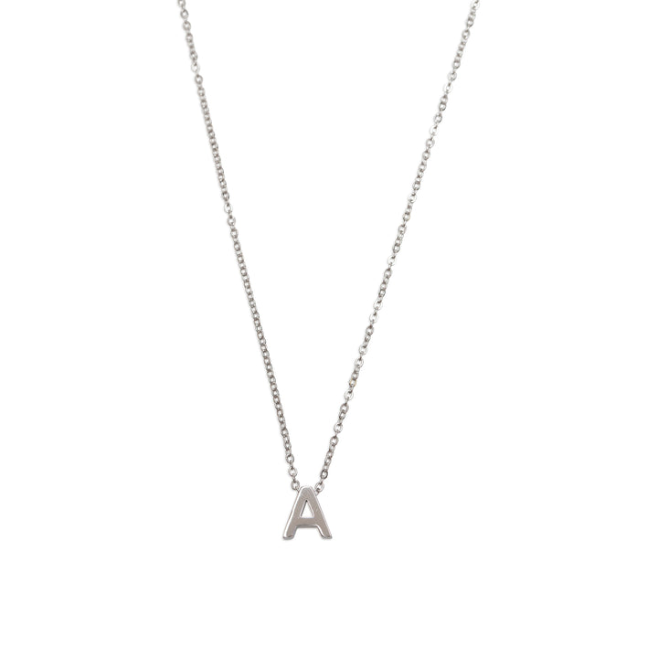 Viola - Collier Lettre Acier Inoxydable Argenté