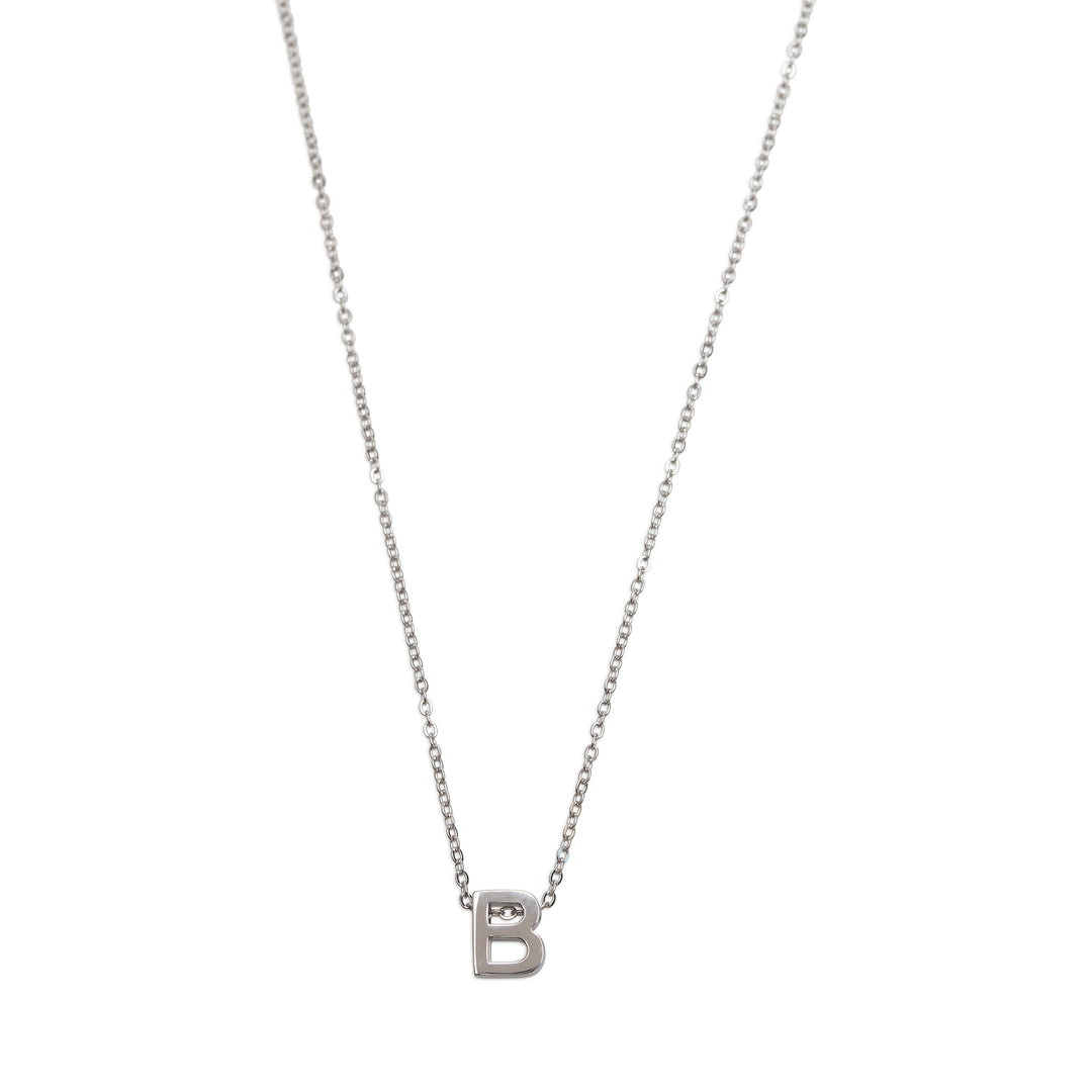 Viola - Collier Lettre Acier Inoxydable Argenté
