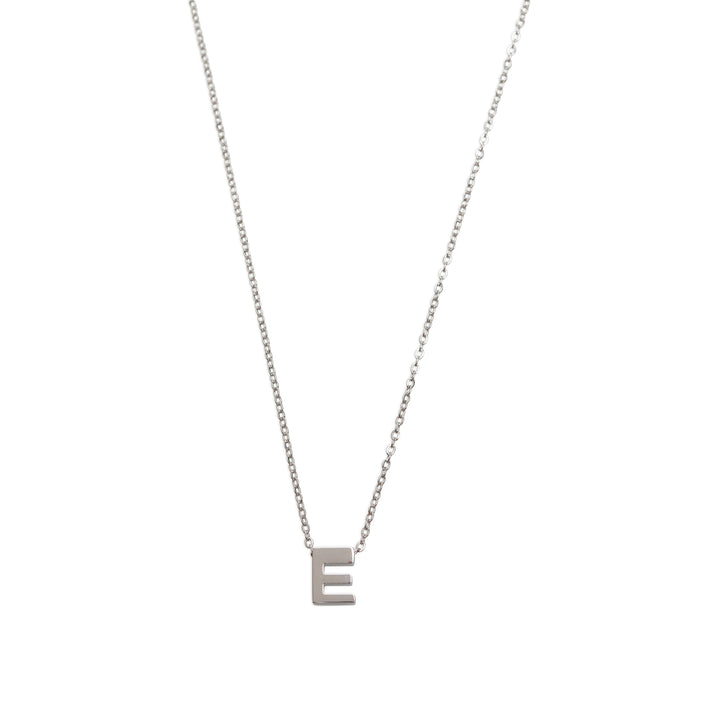 Viola - Collier Lettre Acier Inoxydable Argenté