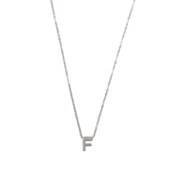 Viola - Collier Lettre Acier Inoxydable Argenté