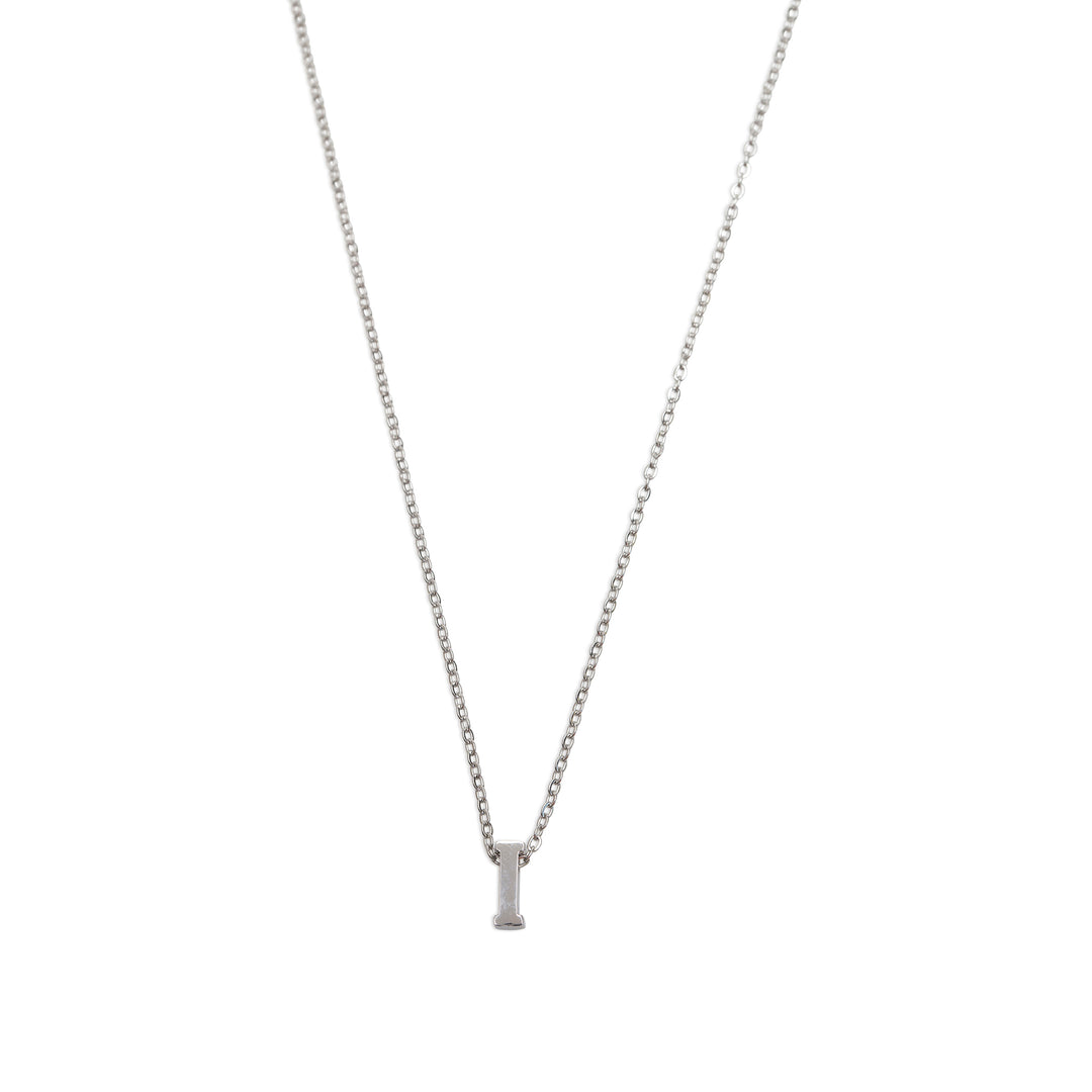 Viola - Collier Lettre Acier Inoxydable Argenté