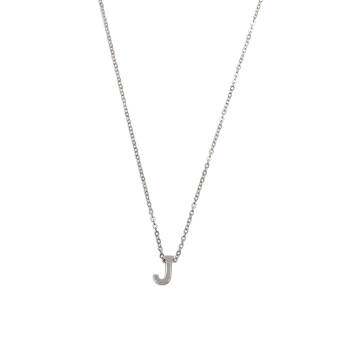 Viola - Collier Lettre Acier Inoxydable Argenté