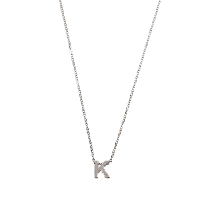 Viola - Collier Lettre Acier Inoxydable Argenté