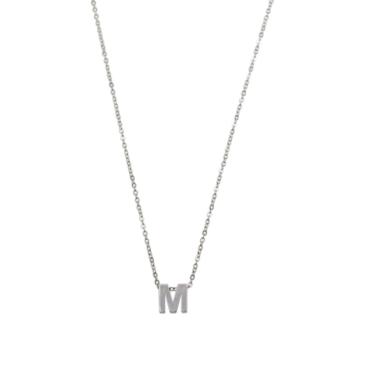 Viola - Collier Lettre Acier Inoxydable Argenté