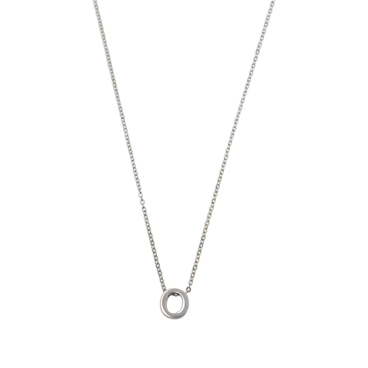 Viola - Collier Lettre Acier Inoxydable Argenté