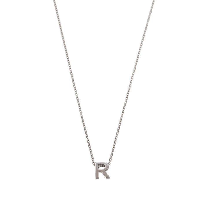 Viola - Collier Lettre Acier Inoxydable Argenté